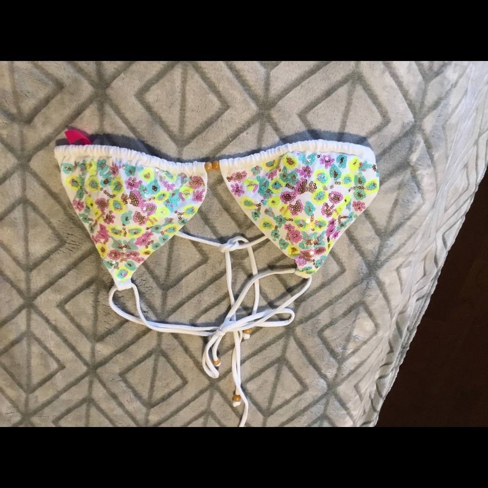 Victoria’s Secret Sequined Bikini Top
